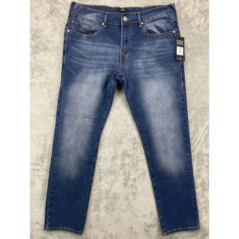 NWT‎ True Religion Men's Geno SN Slim Jeans Relaxed Stretch Size 36x32 Denim